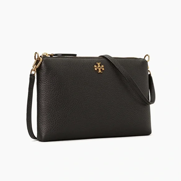 Tory Burch Black Crossbody Bag with Gold Logo - Picture 14 of 16